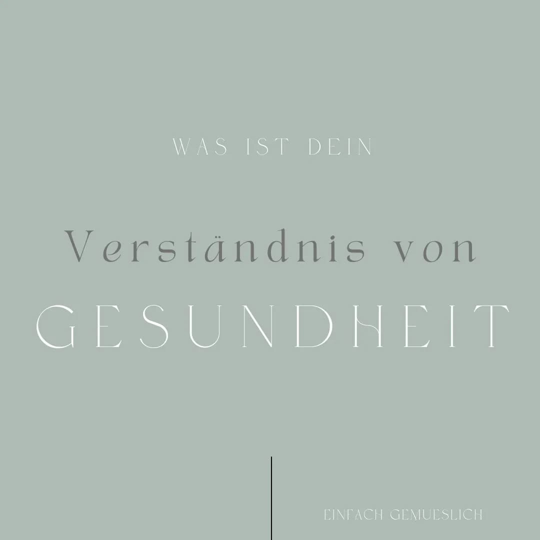 GESUNDHEIT
"Gesundheit ist nicht nur die Abwesenheit von Krankheit und Gebrechen, sondern ein Zustand völligen psychischen, physischen und sozialen Wohlbefindens"
Definition laut WHO
Ich finde diese Definition nicht perfekt, aber sie beschreibt schön, dass es einfach um so viel mehr geht, als um die alleinige Abwesenheit von Krankheit.
Ich sehe darin den Mehrwert:
schaue nicht erst hin, wenn es Dir schlecht geht, wenn Du Symptome hast oder vor Beschwerden Deinen Alltag nicht mehr meistern kannst.
Oftmals fällt es uns aber schwer, einzuschätzen, was denn "gesund", ist, und was nicht.
Wir sehen so vieles um uns herum, nehmen es als normal und gegeben hin und können oft gar nicht mehr intuitiv wahrnehmen, dass vieles kein Zustand ist, für den wie hier sind.
Wir nehmen oft einiges solange hin, bis unsere "Gesundheit" in "Krankheit" umschlägt.
Unser Körper und unsere Gesundheit verdient es jedoch, dass wir uns jeden Tag um ihn kümmern.
Was bedeutet für Dich Gesundheit?
#health #gesundbleiben #gesundeverdauung #gesundheit #darmgesundheit #darmflora #ganzheitlichegesundheit #ganzheitlicheernährung #traditionelleernährung #darmgleichgewicht #allergie #nahrungsmittelunverträglichkeit #neurodermitis #guthealing #darmprobleme #bauchschmerzen #unverträglichkeiten #lebensmittelunverträglichkeit #zyklus #circadianrhythm #histaminintoleranz #holistichealth #holisticnutrition #gutbrainconnection